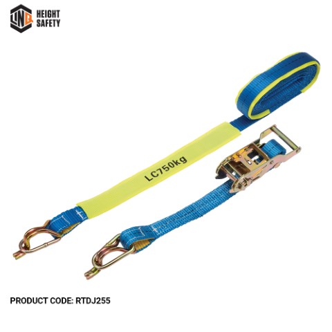 LINQ RATCHET TIE DOWN 25MMX5M 0.75T CAPTIVE J-HOOK